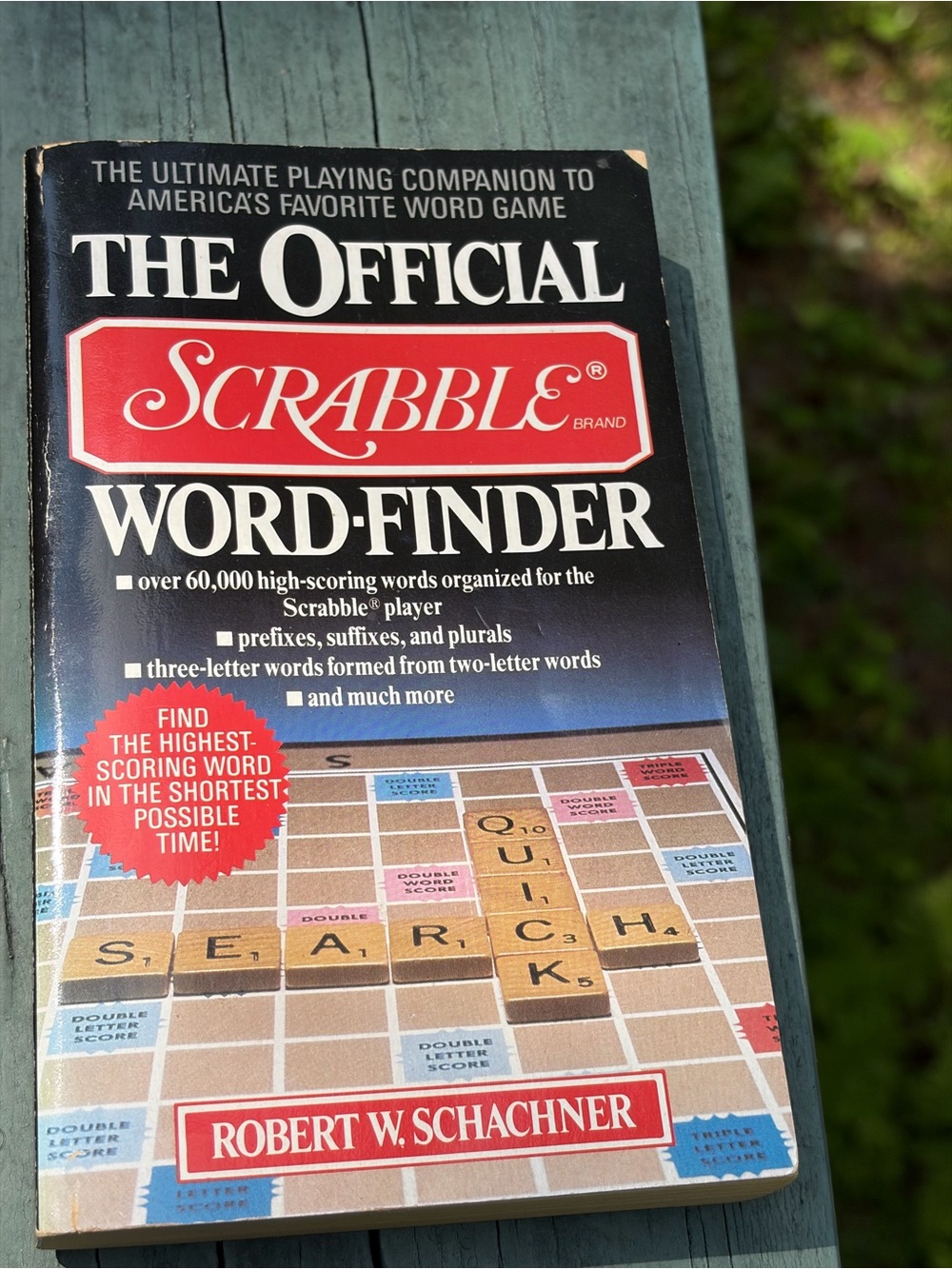 Scrabble Official Word-Finder Book — Black & Red